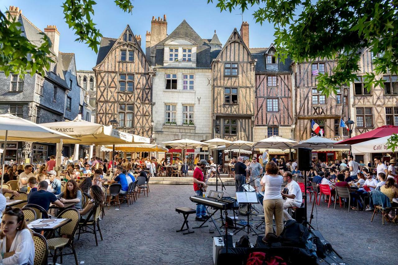 Charmant Logement Avec Parking#Tours Les Halles Екстериор снимка